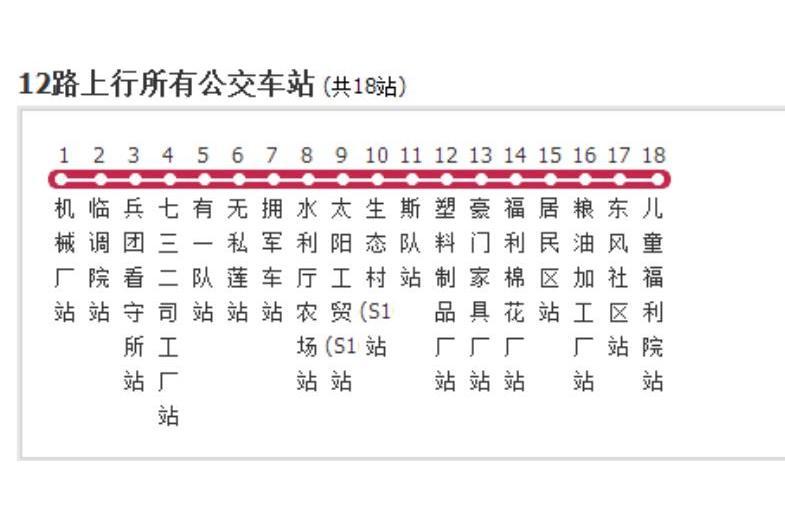 烏魯木齊公交12路