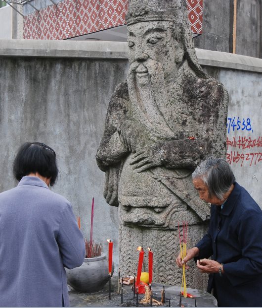 石神橋大樹將軍馮異神像