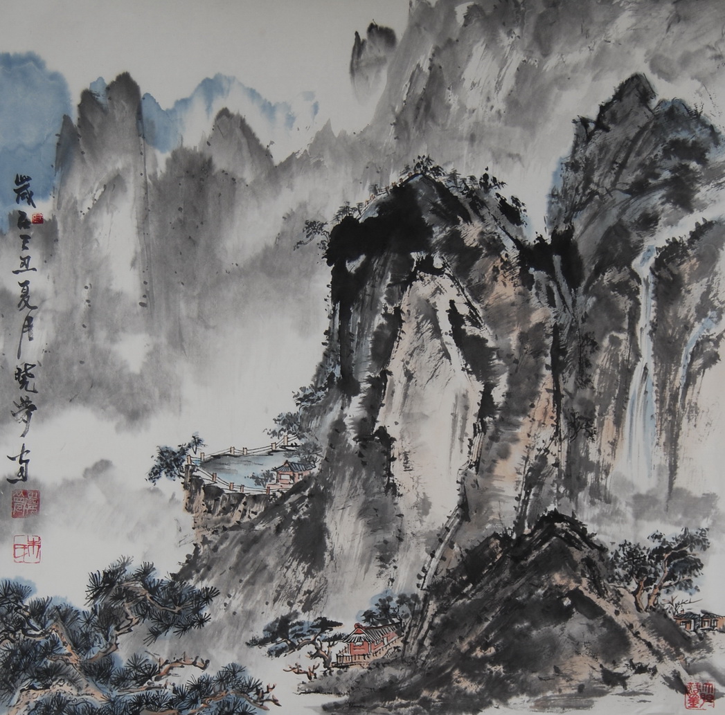 天外隱廬69x69cm