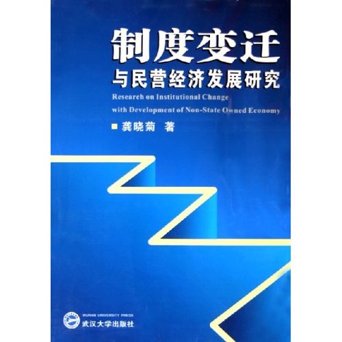 制度變遷與民營經濟發展研究