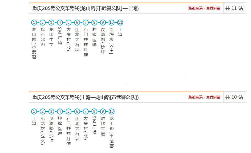 重慶公交205路