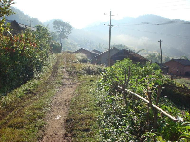 格老寨自然村的進村道路