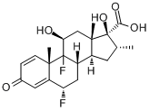 6,9-二氟-11,17-二羥基-16-甲基-3-氧代雄甾-1,4-二烯-17-羧酸