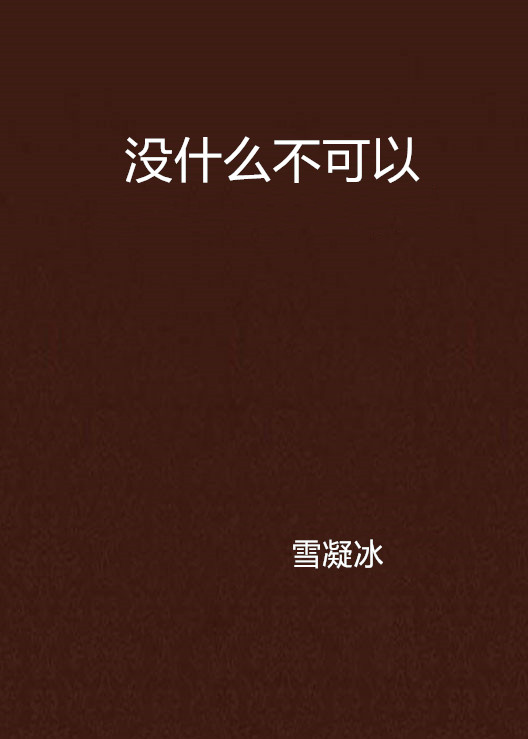 沒什麼不可以(小說)