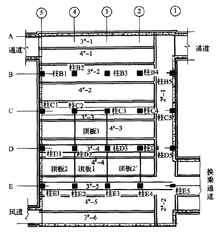 淺埋暗挖地下框架結構多導洞施工工法