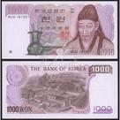 1983韓國1000紙幣
