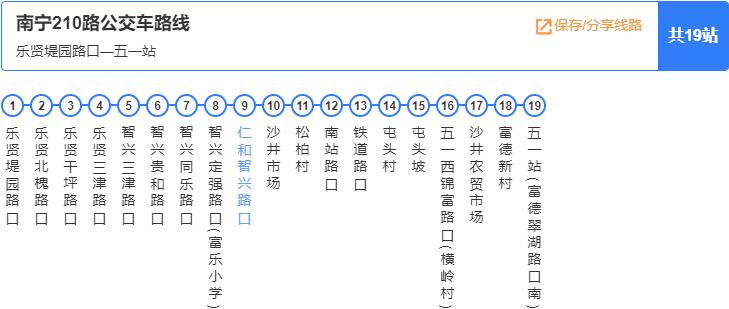 南寧公交210路