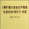 煤礦重大安全生產隱患認定辦法