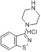 3-（1-哌嗪基）-1,2-苯並異噻唑鹽酸鹽