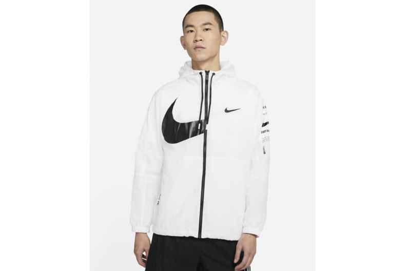 Nike Sportswear Swoosh 男子連帽梭織夾克