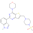 2-（1H-吲唑-4-基）-6-[[4-（甲基磺醯基）-1-哌嗪基]甲基]-4-（4-嗎啉基）噻吩並[3,2-D]嘧啶