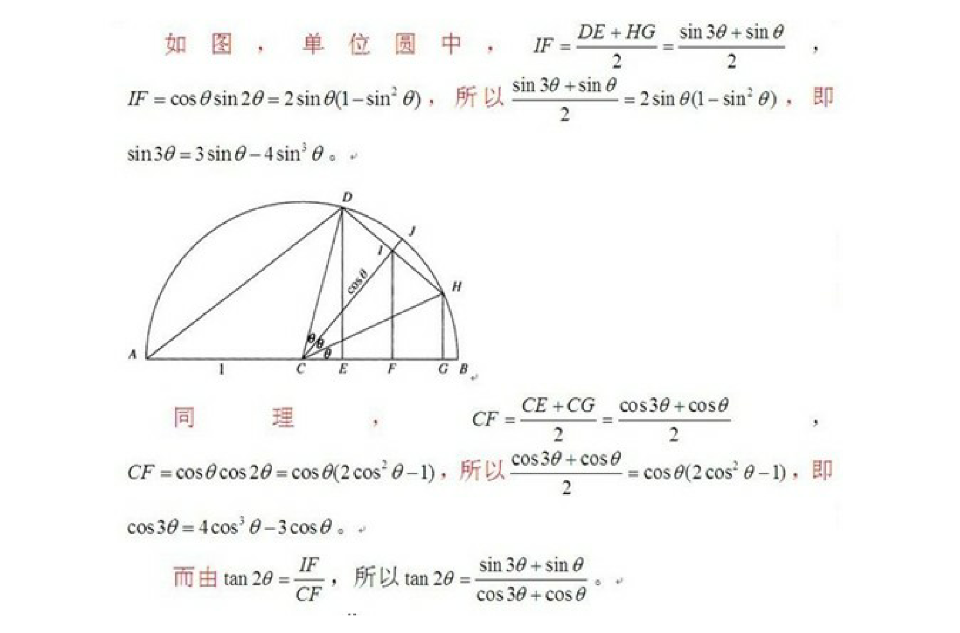 三倍角公式