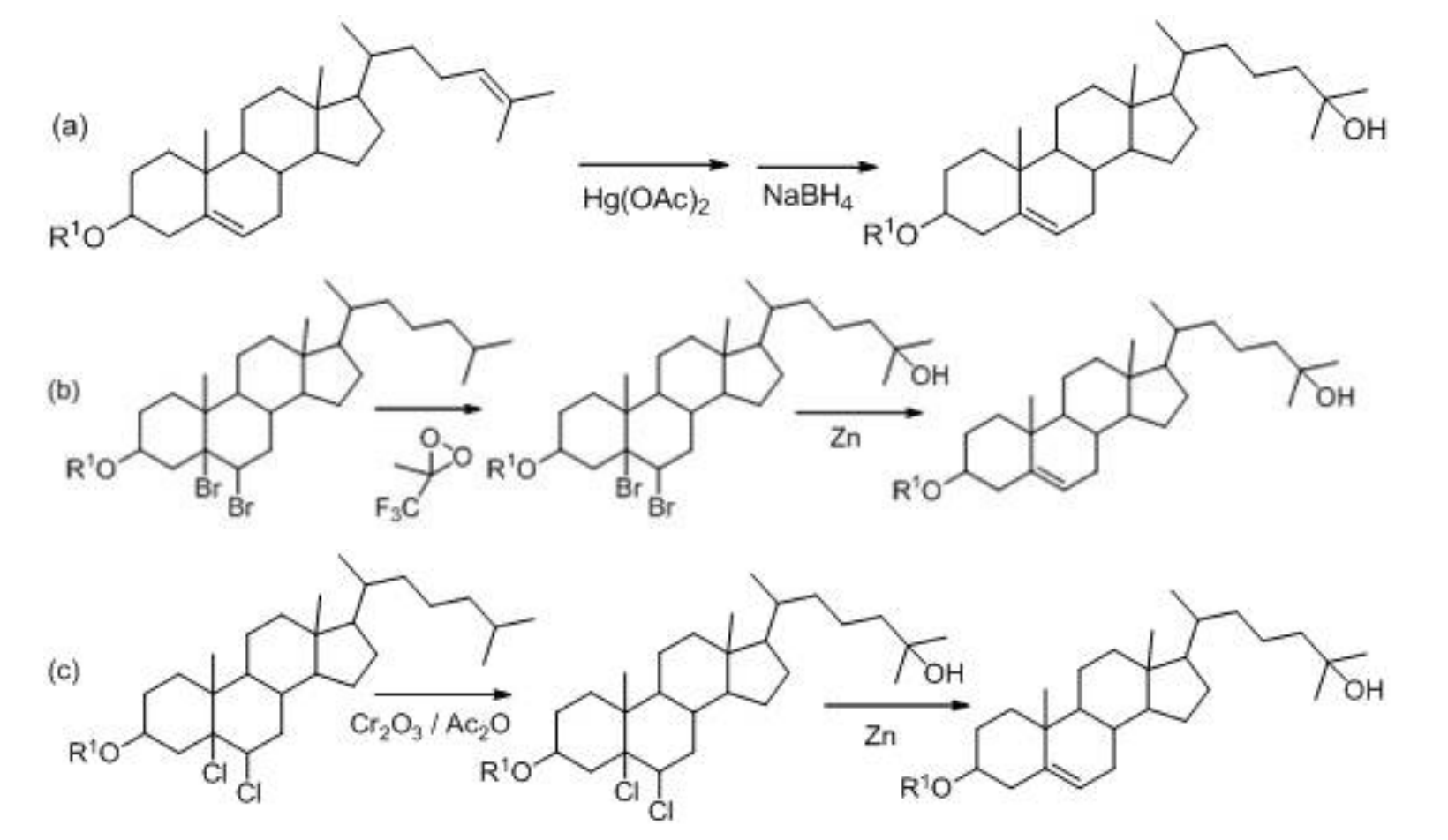 一種25-羥基膽固醇的合成方法