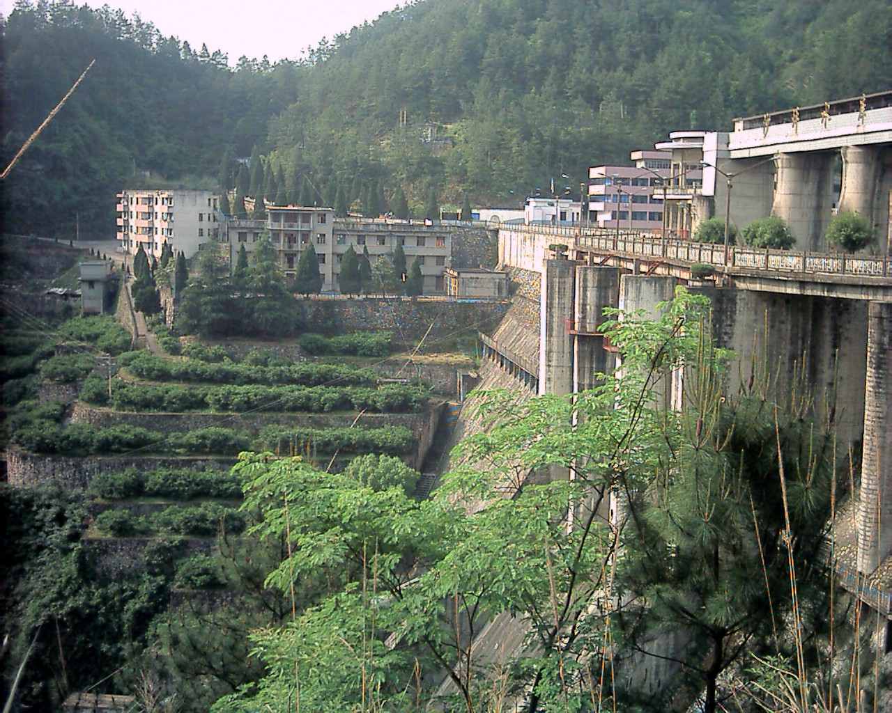 沙坪一級站全景