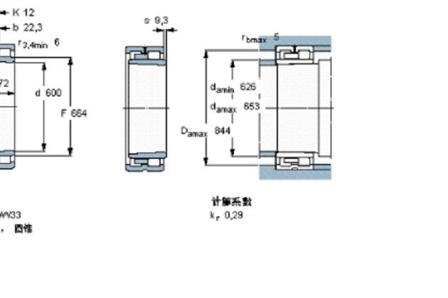 SKF NNU40/600KM/W33軸承