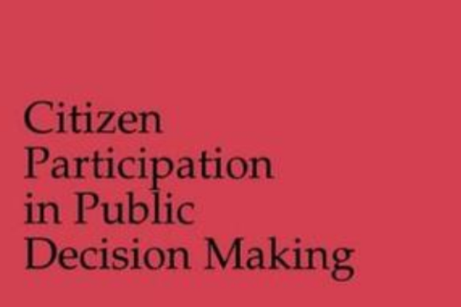 Citizen Participation in Public Decision Making