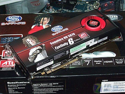 藍寶石HD5870 2GB GDDR5 PCIE