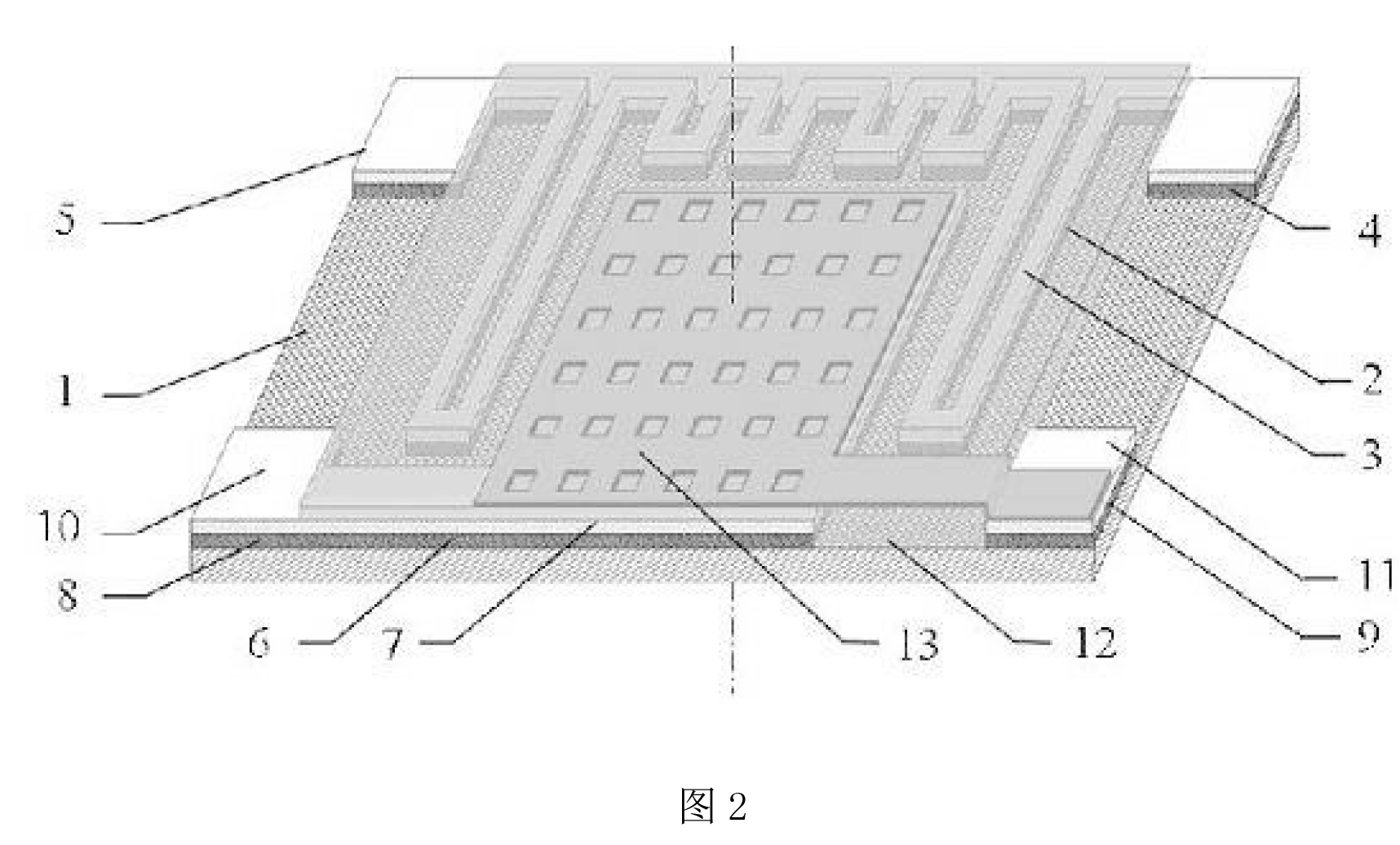 一種加熱式濕度感測器及其製作方法