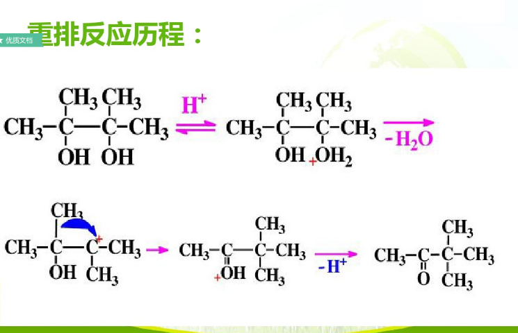 頻哪醇重排反應