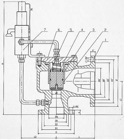 先導式安全閥結構圖