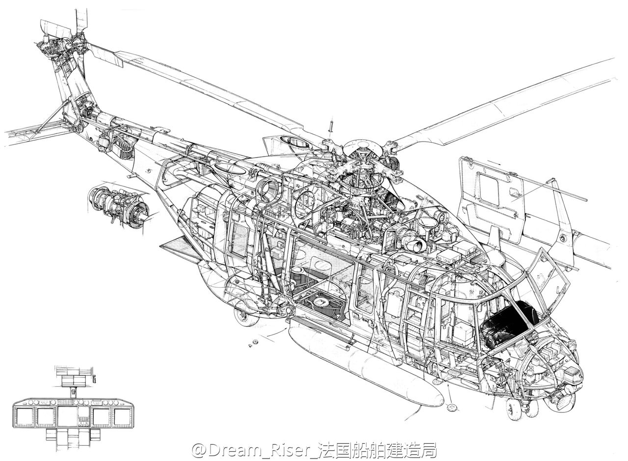 NH-90剖視圖