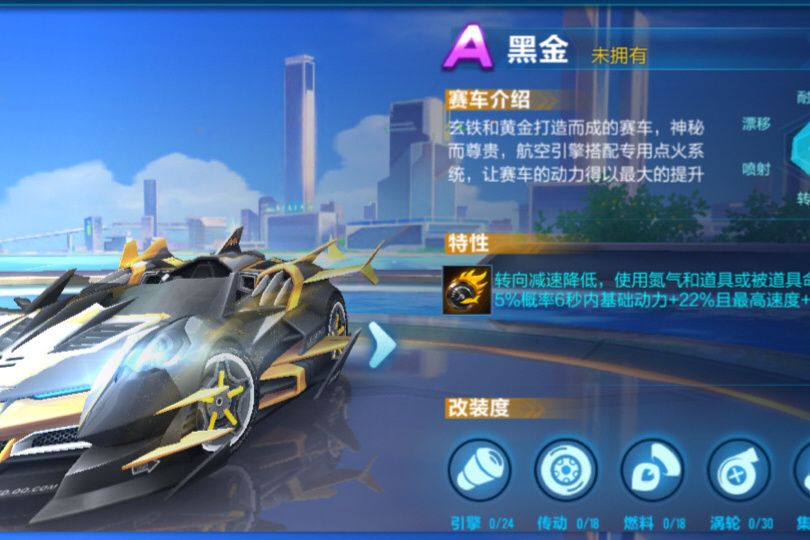 黑金(遊戲《qq飛車》中的A級賽車)