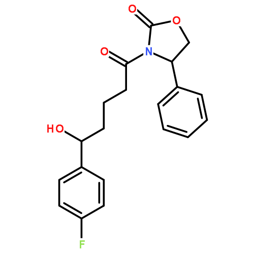 (4S)-3-[(5S)-5-（4-氟苯基）-5-羥基戊醯基]-4-苯基-1,3-氧氮雜環戊烷-2-酮