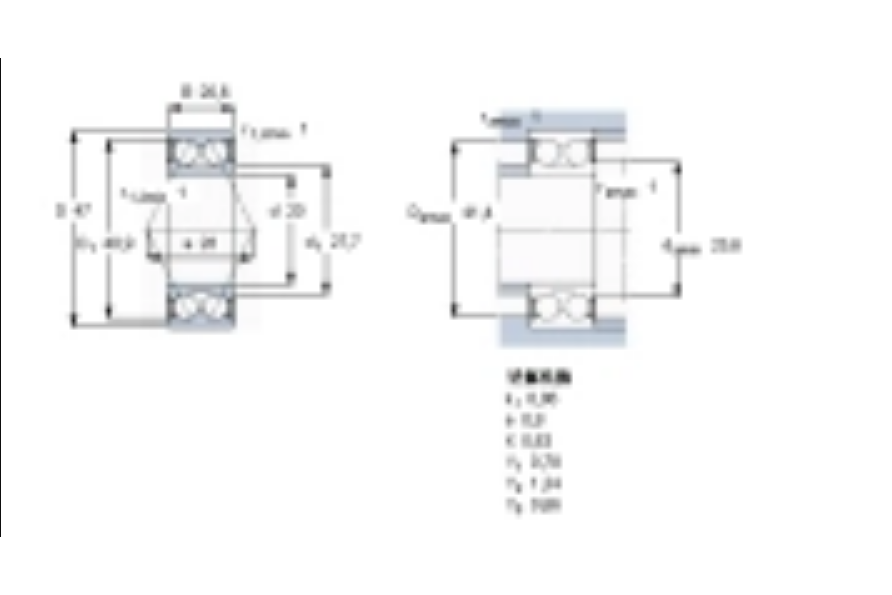 SKF 5204A-2RS1軸承