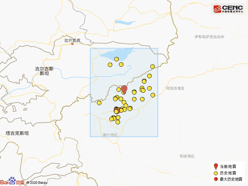 10·20阿合奇縣地震