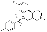 4-（4-氟苯）-1-甲基-3-[（4-甲苯磺醯氧基）甲基]哌啶