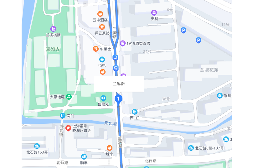 蘭溪路(上海市普陀區蘭溪路)