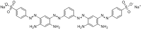 4,4-[1,3-亞苯基雙[偶氮（4,6-二氨基-3,1-亞苯基）偶氮]]雙磺苯酸二鈉鹽