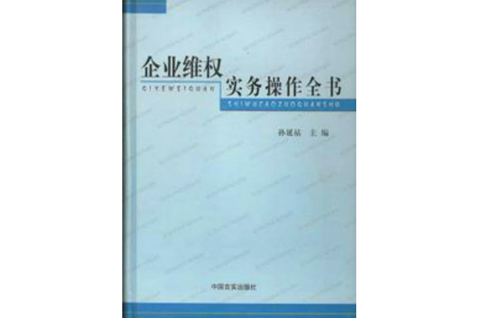 企業維權實務操作全書