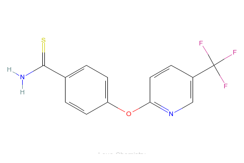 4-[5-（三氟甲基）-2-吡啶基氧]硫代苯甲醯胺