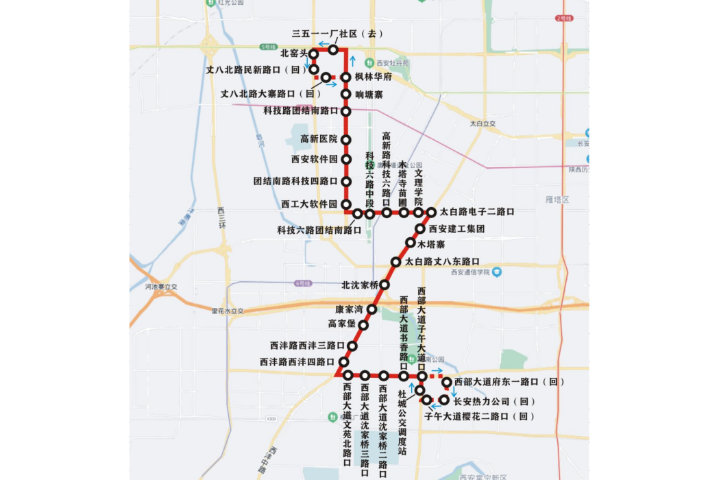 西安公交109路