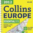 2012 Collins Europe Essential Road Atlas