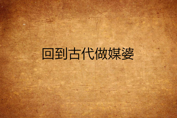 回到古代做媒婆