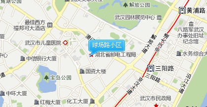 球場路小區交通圖