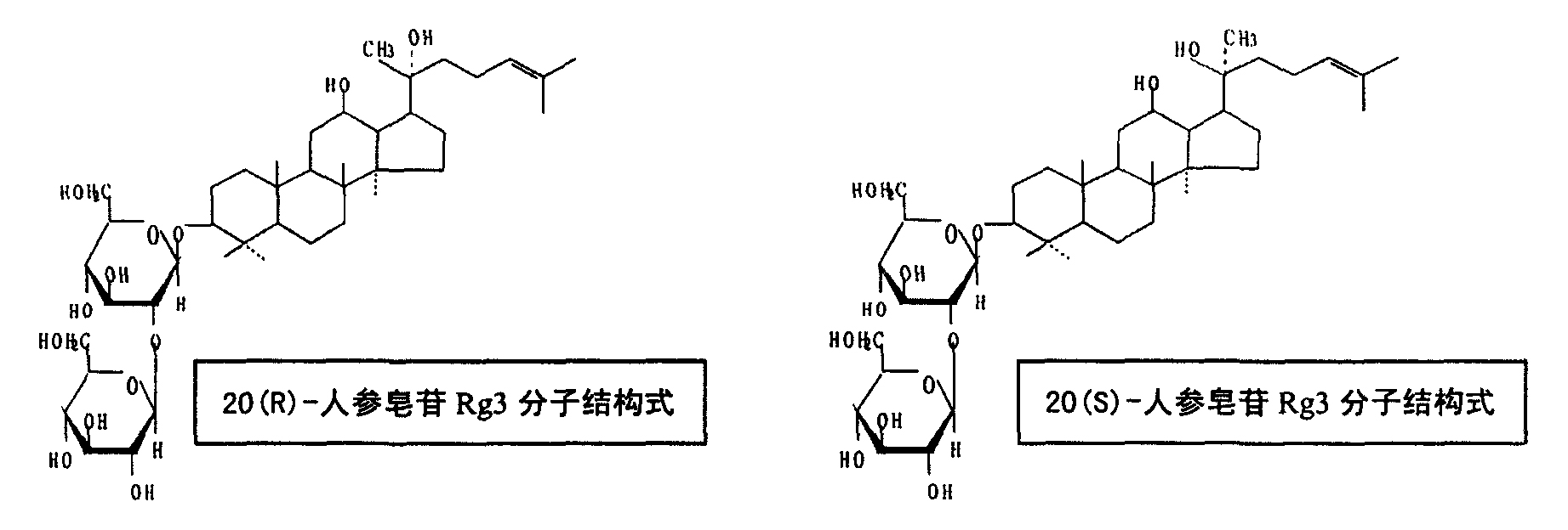 20(R)-人參皂苷Rg3藥用組合物水溶液及製備方法