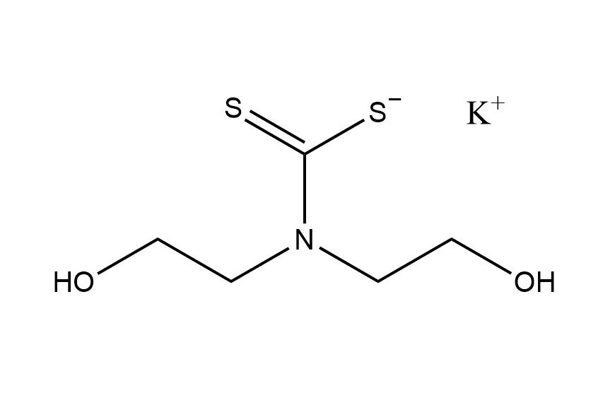 雙（2-羥乙基）二硫代氨基甲酸鉀