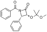 (3R,4S)-1-苯甲醯-3-（1-甲氧基-1-甲基乙氧基）-4-苯基-2-氮雜環丁酮