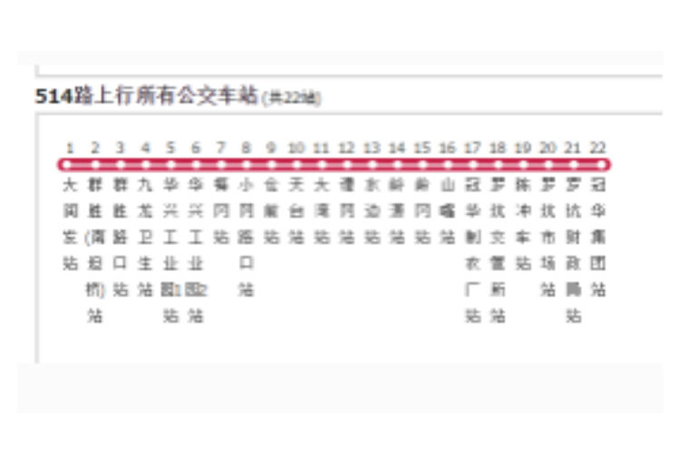 江門公交514路