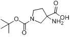 3-氨基-1-Boc-吡咯烷-3-羧酸