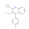 2-環丙基-4-（4-氟苯基）-3-喹啉甲醇