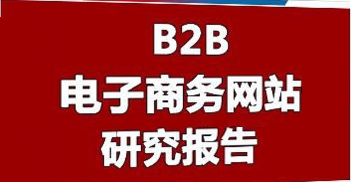 B2B電子商務網站研究報告