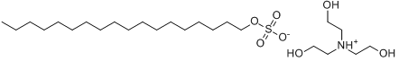 十八烷醇硫酸單酯與三乙醇胺的化合物
