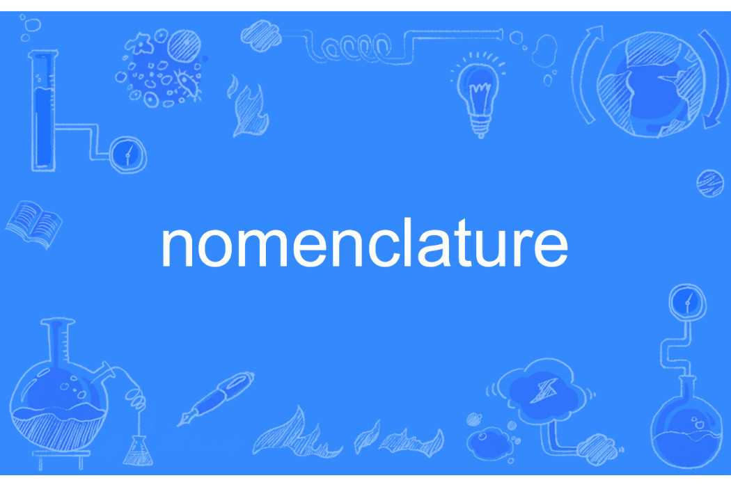 nomenclature