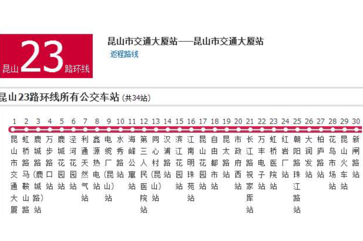 崑山23路環線公交