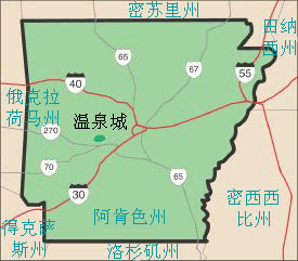 溫泉城國家公園地圖