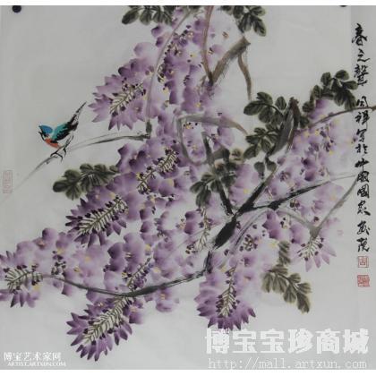 花鳥畫周同祥